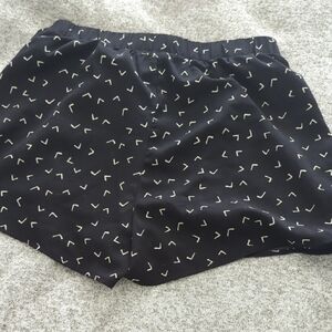 Roolee Black Shorts with White Accents